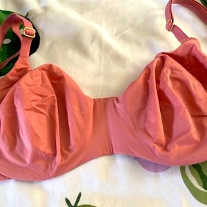 VS mauve pink bra embossed